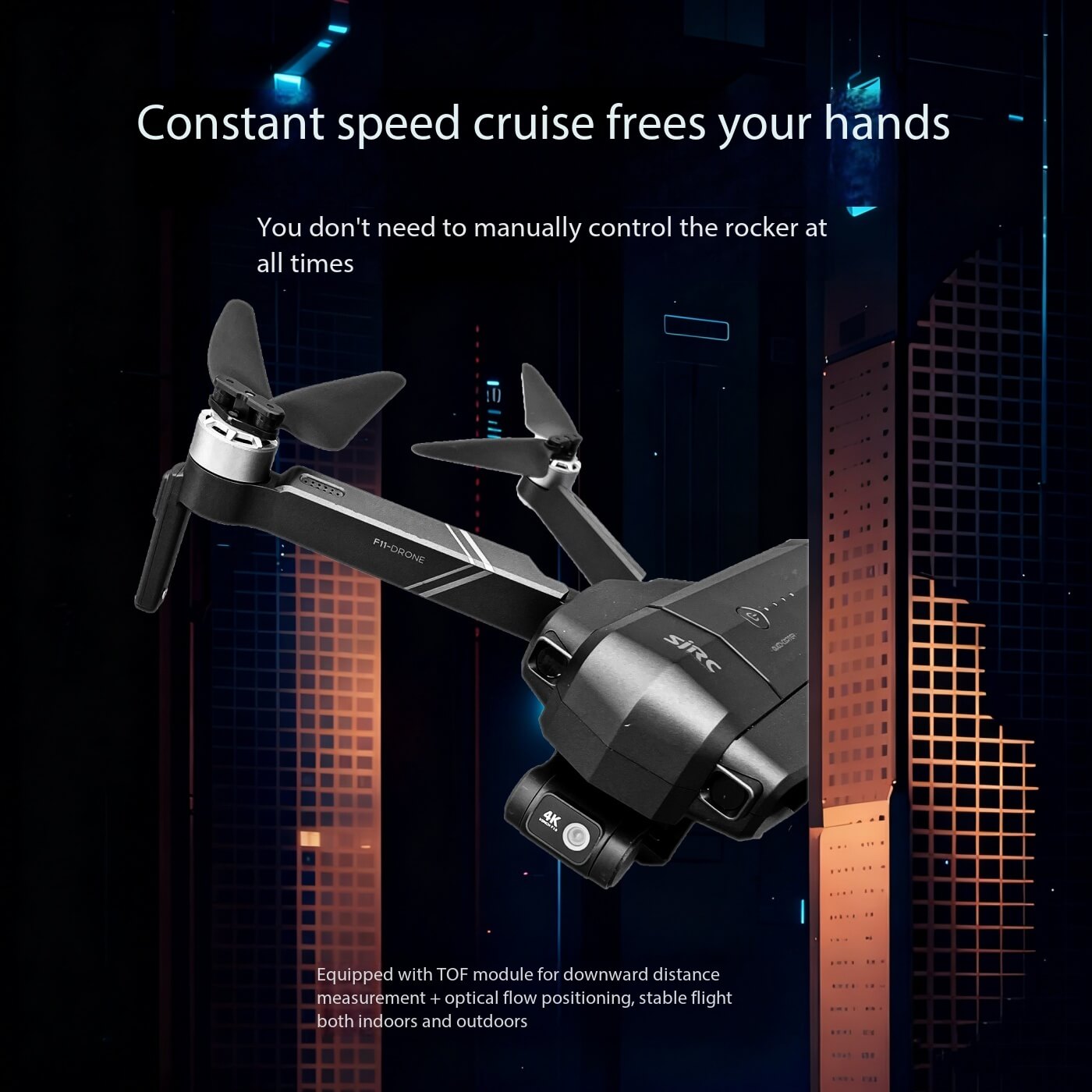 SJRC F11 S3 XR 4K GPS Camera Drone – 3-Axis Gimbal - Drone | FUNYAT