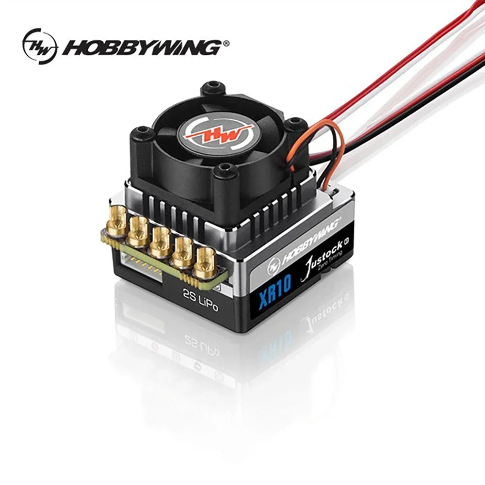 Hobbywing XeRun XR10 Justock G3 60A Sensored Brushless ESC & Motor Combo for 1/10 RC Drift, Touring & Racing Cars — 13.5T / 17.5T / 21.5T - RC Car Parts & Electronics | FUNYAT