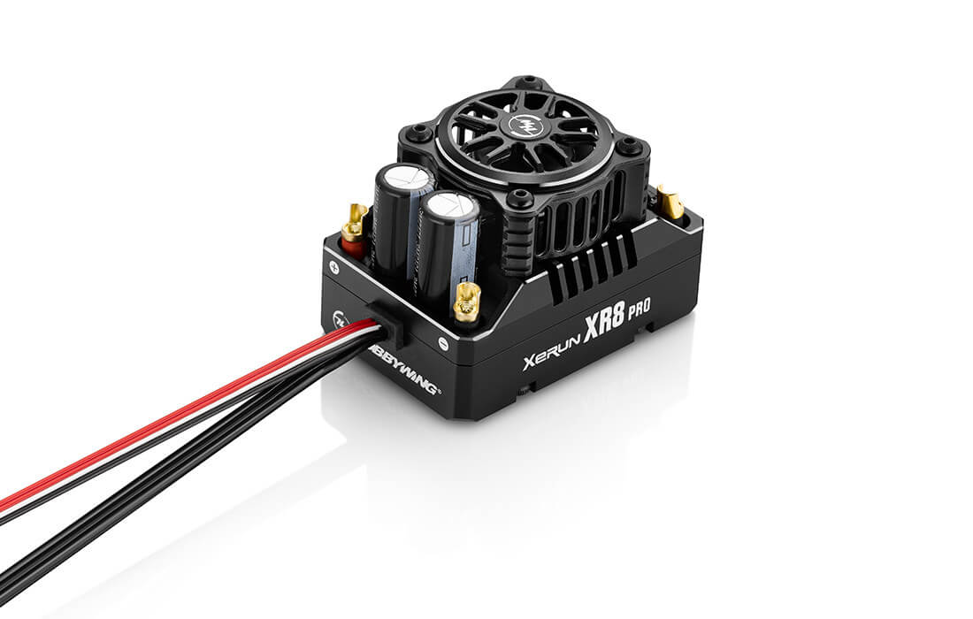 Hobbywing XeRun XR8 Pro G3 200A 2-4S Sensored Brushless ESC for 1/8 RC Buggy & Truggy - RC Car Parts | FUNYAT