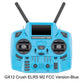 RadioMaster GX12 Crush ExpressLRS Radio Controller 1000Hz CNC Hall Gimbal Dual Band 16CH Transmitter for FPV Drones Blue Not Included Battery - RC Radio Controller | FUNYAT