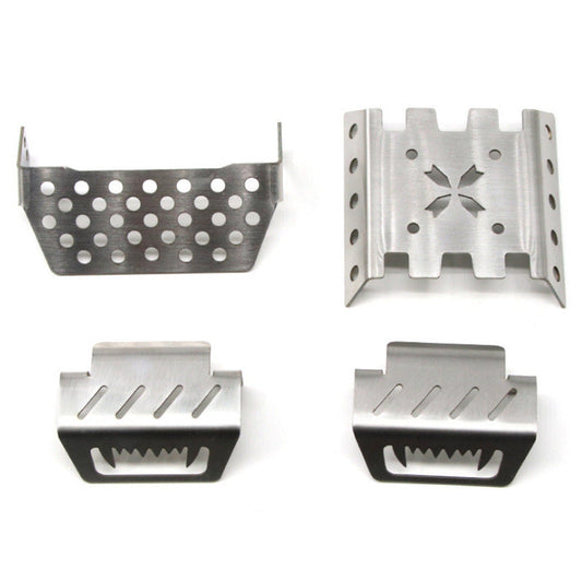 YIKONG RC Car Chassis Armor Front Guard Rear Guard Set for YK4102 4103 4082 1/8 1/10