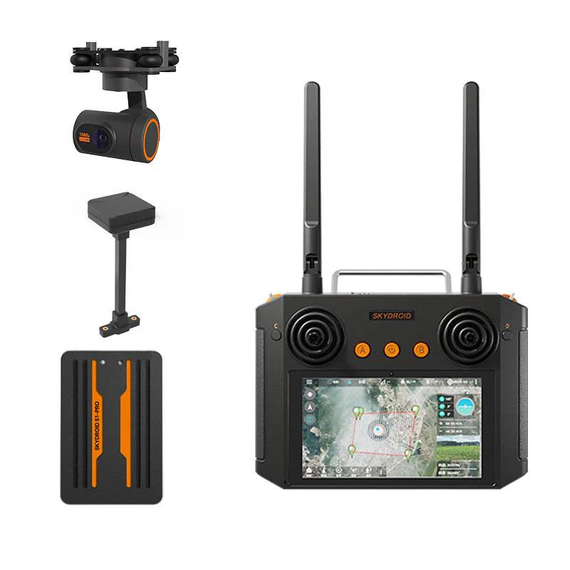 Skydroid S1 PRO H12 Pro with C10 Pro 3-axis gimbal 2K HD camera inspection
