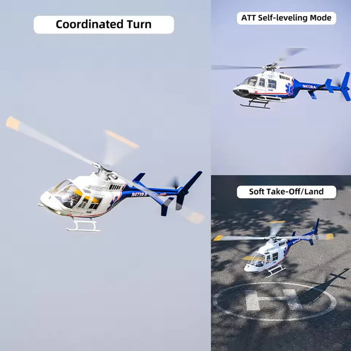 FLYWING Bell407 ACE flight controller GPS GLONASS Galileo multi-constellation positioning
