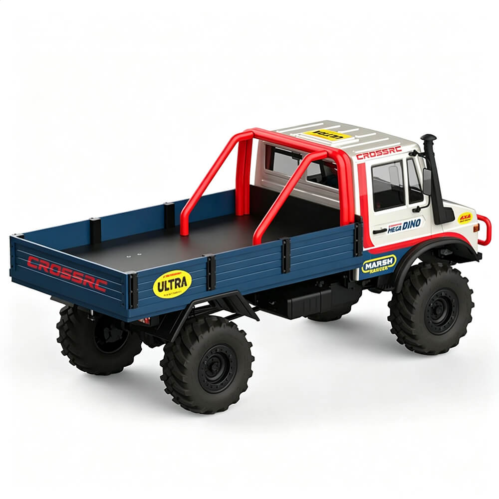 CROSSRC EMO XX Ultra Sword Dragon 4x4 — chassis and 2mm stamped steel simulation frame detail