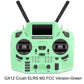 RadioMaster GX12 Crush ExpressLRS Radio Controller 1000Hz CNC Hall Gimbal Dual Band 16CH Transmitter for FPV Drones Green Not Included Battery - RC Radio Controller | FUNYAT