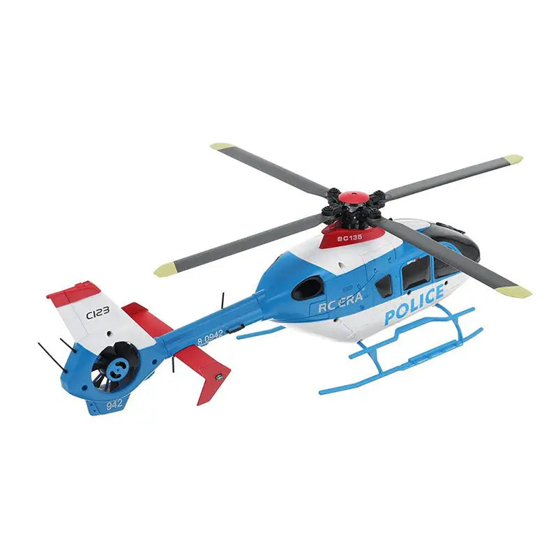 RCERA C123 EC135 RC Helicopter 4CH 6 Axis Gyro Direct drive dual brush