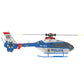 RCERA C123 EC135 RC Helicopter 4CH 6-Axis Gyro Direct drive dual brushless optical flow positioning Air pressure fixed altitude true ducted Helicopter