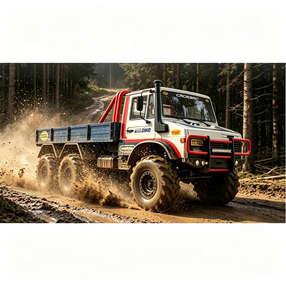 CROSSRC EMO XXL Ultra Thunder Dragon 6x6 1/6 scale RC crawler RTR Brushless — front three-quarter view