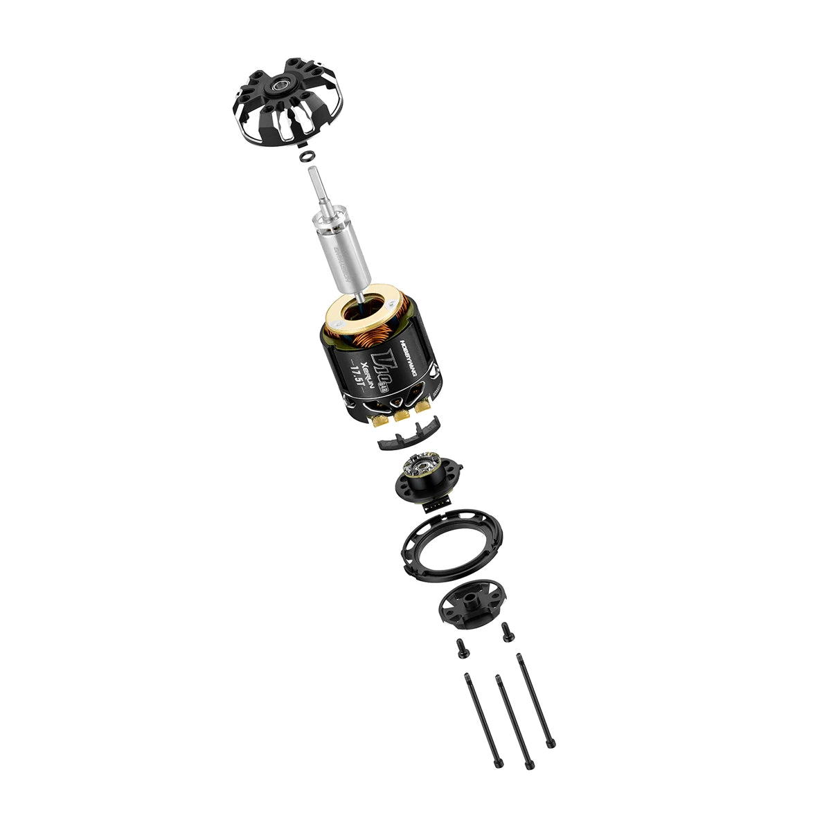 Hobbywing XeRun V10 G4R ROAR Sensored Brushless Motor for 1/10 RC Drift & Racing (13.5T / 17.5T / 21.5T) - RC Car Parts | FUNYAT