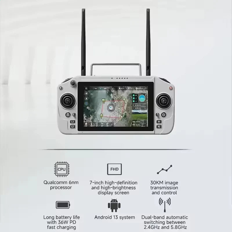 Skydroid G20 Android 13 Qualcomm 6nm 4K H.264 H.265 Hardware Decoding UAV Controller | FUNYAT
