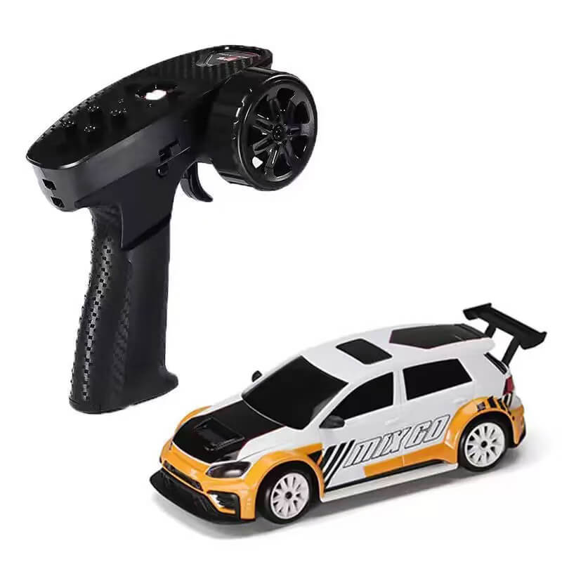 SNICLO MG051 1/43 Mini 4WD RC Drift Car with Fully Proportional Throttle & Steering, Up to 19 km/h, AX8 2.4GHz Controller, RTR & FPV Set Options orange RTR Set - rc car,rc truck | FUNYAT