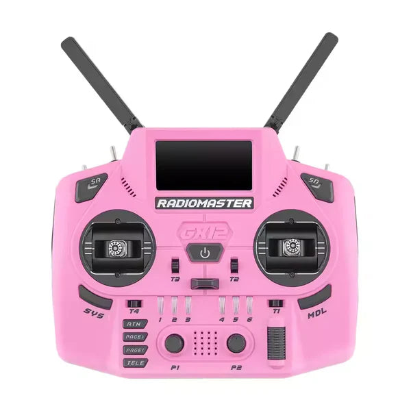 RadioMaster GX12 Crush ExpressLRS Radio Controller 1000Hz CNC Hall Gimbal Dual Band 16CH Transmitter for FPV Drones - RC Radio Controller | FUNYAT