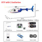 FLYWING Bell407 470 Class RC Helicopter RTF with 2x 5000mAh battery — 2 Battery Package
