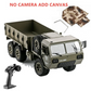 RC Truck FY004 Full Scale Wheeled Truck 1:12 Six Wheel Drive Cross Country Simulation Military Truck