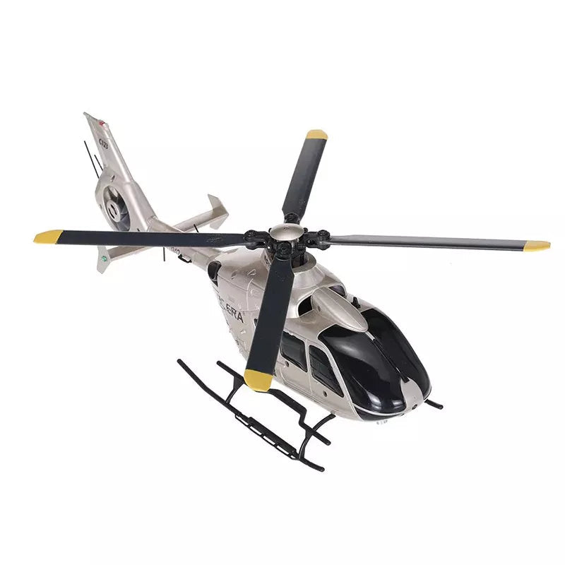 RCERA C123 EC135 RC Helicopter 4CH 6-Axis Gyro Direct drive dual brushless optical flow positioning Air pressure fixed altitude true ducted Helicopter