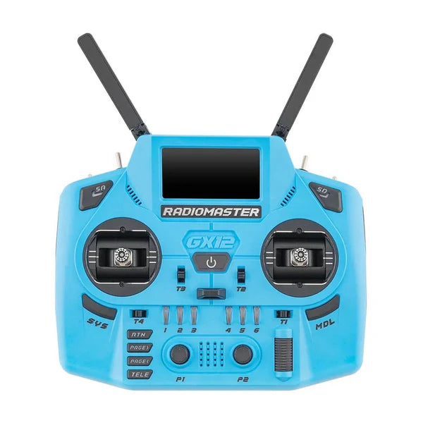 RadioMaster GX12 Crush ExpressLRS Radio Controller 1000Hz CNC Hall Gimbal Dual Band 16CH Transmitter for FPV Drones - RC Radio Controller | FUNYAT