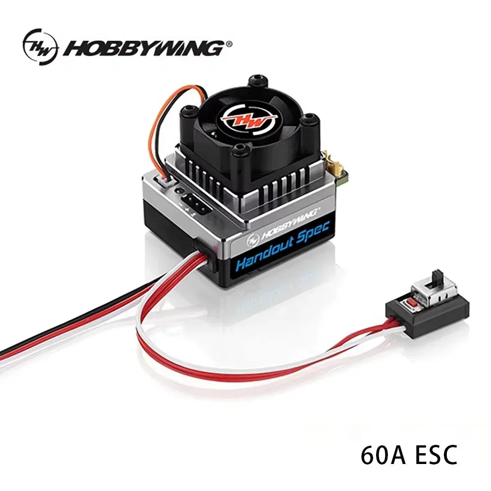 Hobbywing XeRun XR10 Justock G3 60A Sensored Brushless ESC & Motor Combo for 1/10 RC Drift, Touring & Racing Cars — 13.5T / 17.5T / 21.5T - RC Car Parts & Electronics | FUNYAT