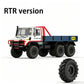 CROSSRC EMO XXL Ultra Thunder Dragon 6x6 RTR version — rear three-quarter view with rock crawler tires