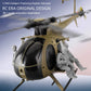 RCERA C189S MD500 military helicopter 2.4GHz remote controller 120-200m control range