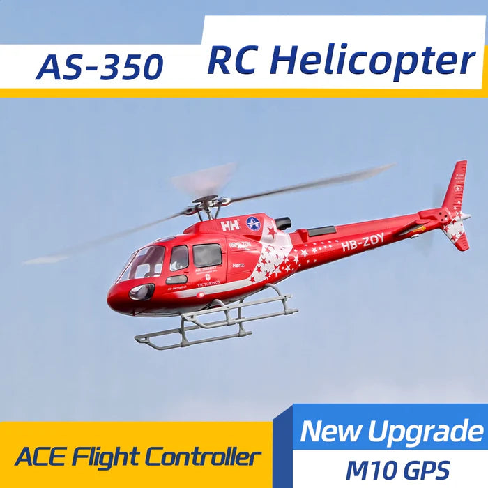 FLYWING AS350 RC Helicopter 470 Class ACE Flight Controller 6CH GPS LED Light RTF - RC Helicopter | FUNYAT