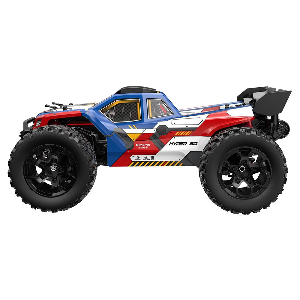 MJX Hyper Go 14212 1/14 4WD Brushless RC Monster Truck – 56KM/H High-Speed RTR with Dual Body Shells - RC Car | FUNYAT