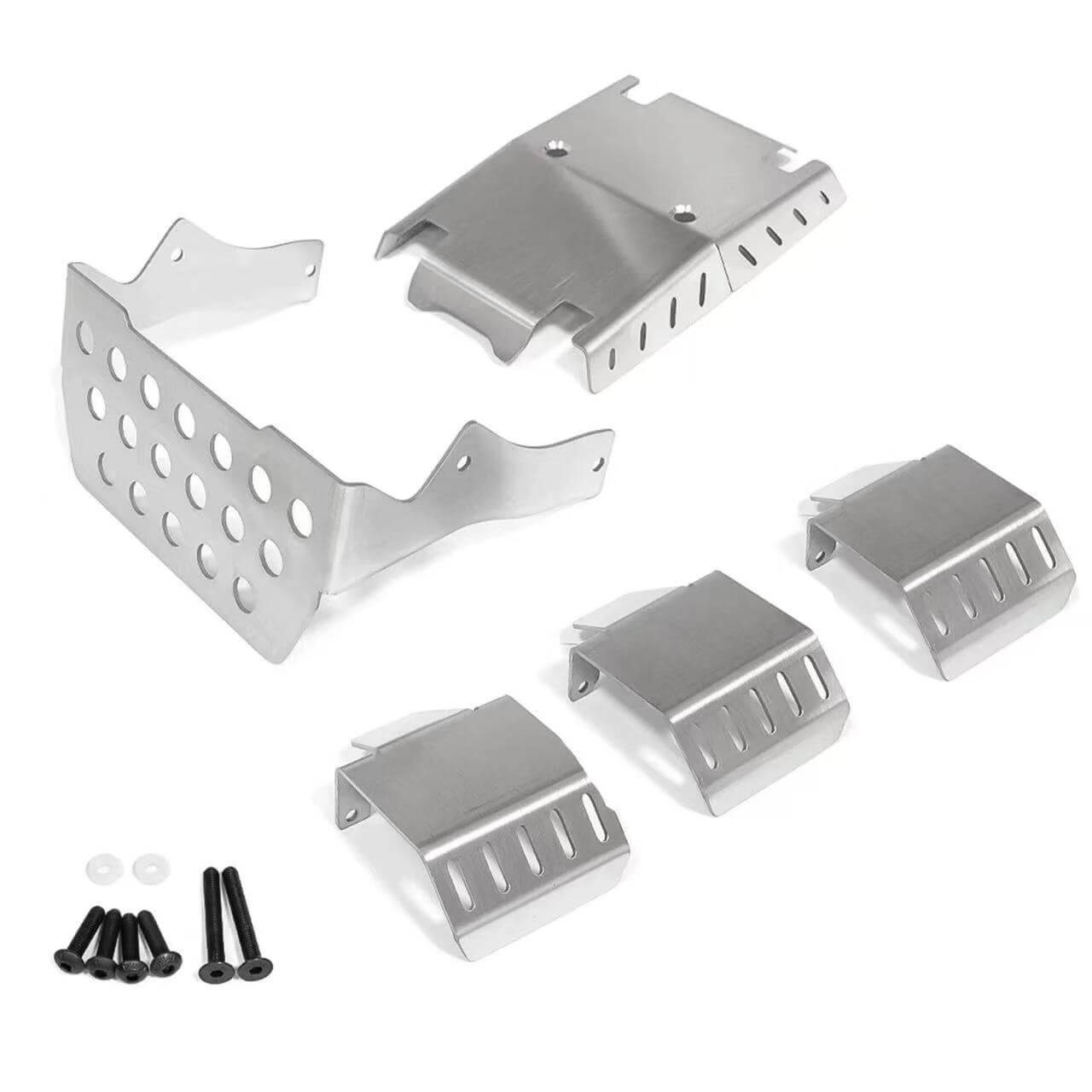 CROSSRC EMO XX/XXL 1/6 RC Car Stainless Steel Chassis Guard / Counterweight / Trailer Hook / Rear Box Roof Accessories