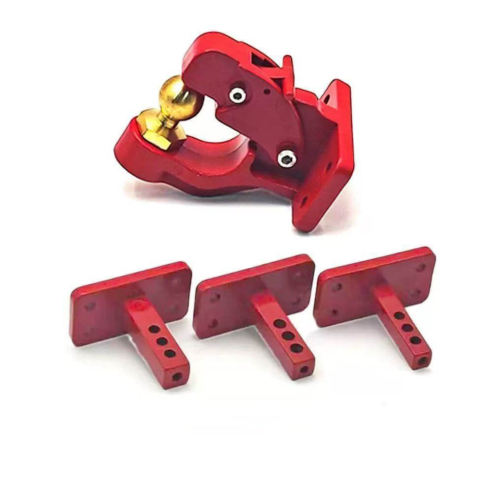 CROSSRC EMO XX/XXL 1/6 RC Car Stainless Steel Chassis Guard / Counterweight / Trailer Hook / Rear Box Roof Accessories