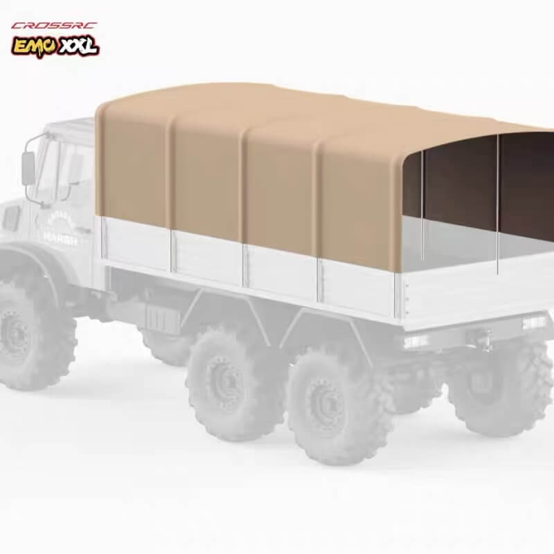 CROSSRC EMO XX/XXL 1/6 RC Car Stainless Steel Chassis Guard / Counterweight / Trailer Hook / Rear Box Roof Accessories