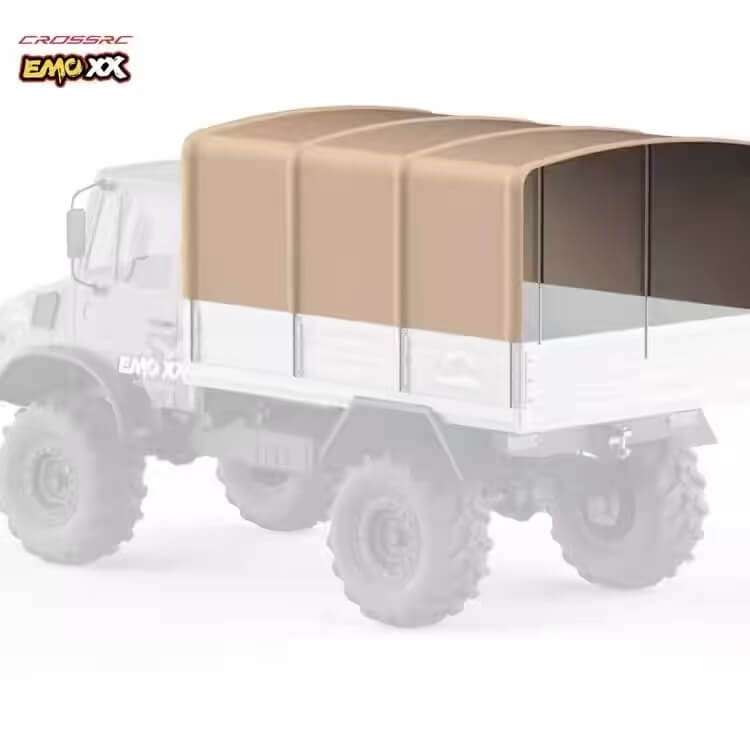CROSSRC EMO XX/XXL 1/6 RC Car Stainless Steel Chassis Guard / Counterweight / Trailer Hook / Rear Box Roof Accessories