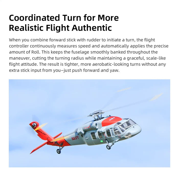 FLYWING MH-60R Jayhawk 470L Scale RC Helicopter GPS ACE Flight Controller RTF - RC Helicopter | FUNYAT