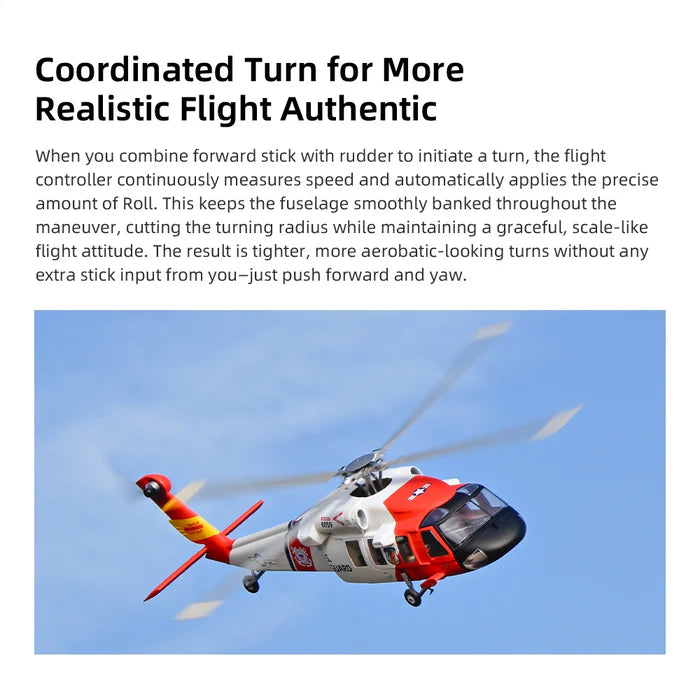 FLYWING MH-60T Jayhawk 470L class 810mm main rotor four-blade quick-release design