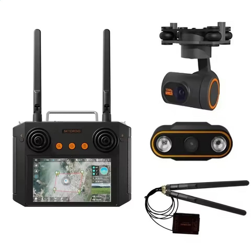 Skydroid H12 Pro handheld UAV ground control terminal front view
