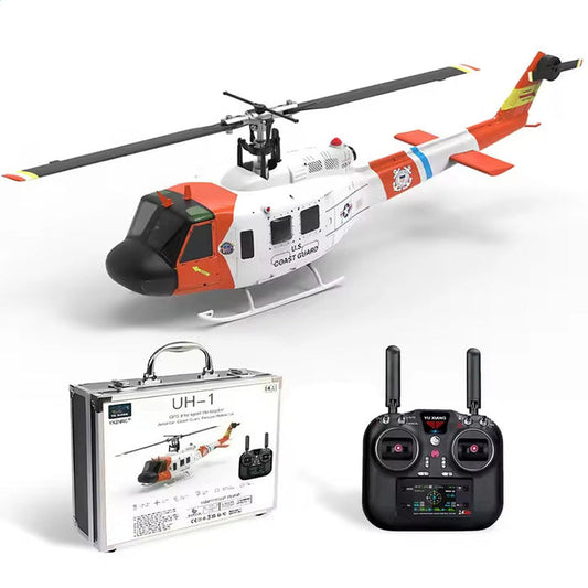 YUXIANG F07H Huey UH-1D RC Helicopter NAVY Rescue Scale GPS Optical Flow Positioning Intelligent Altitude Hold Helicopter - RC Helicopter | FUNYAT