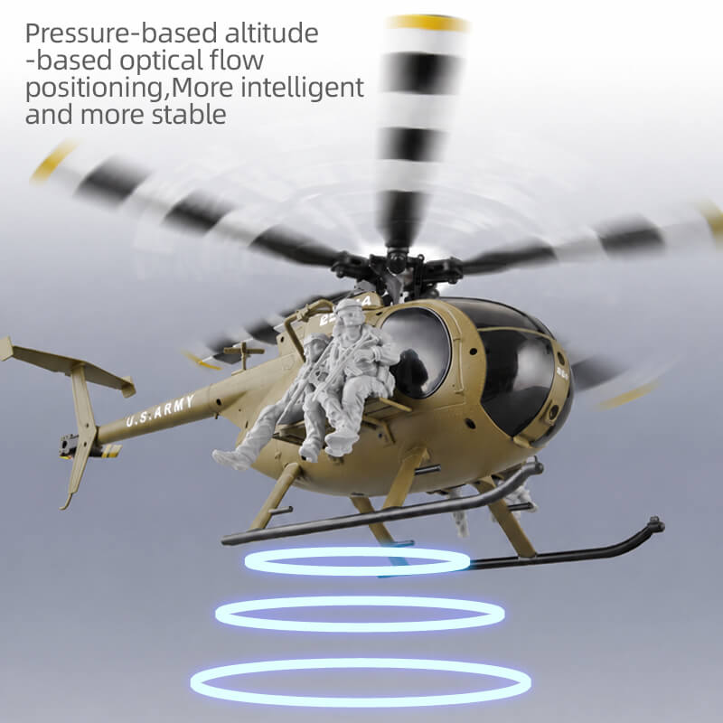 RCERA C189S one-key takeoff one-key landing beginner RC helicopter low-voltage alarm