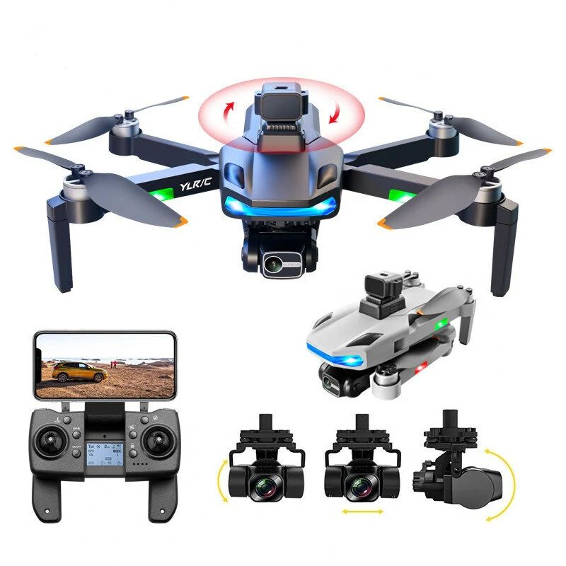 S135 Pro 4K Drone 3-Axis Gimbal 360° Obstacle Avoidance Brushless Foldable GPS 5G WiFi 4K ESC Dual Camera Quadcopter