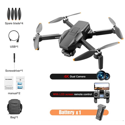 S135 Pro 4K Drone 3-Axis Gimbal 360° Obstacle Avoidance Brushless Foldable GPS 5G WiFi 4K ESC Dual Camera Quadcopter