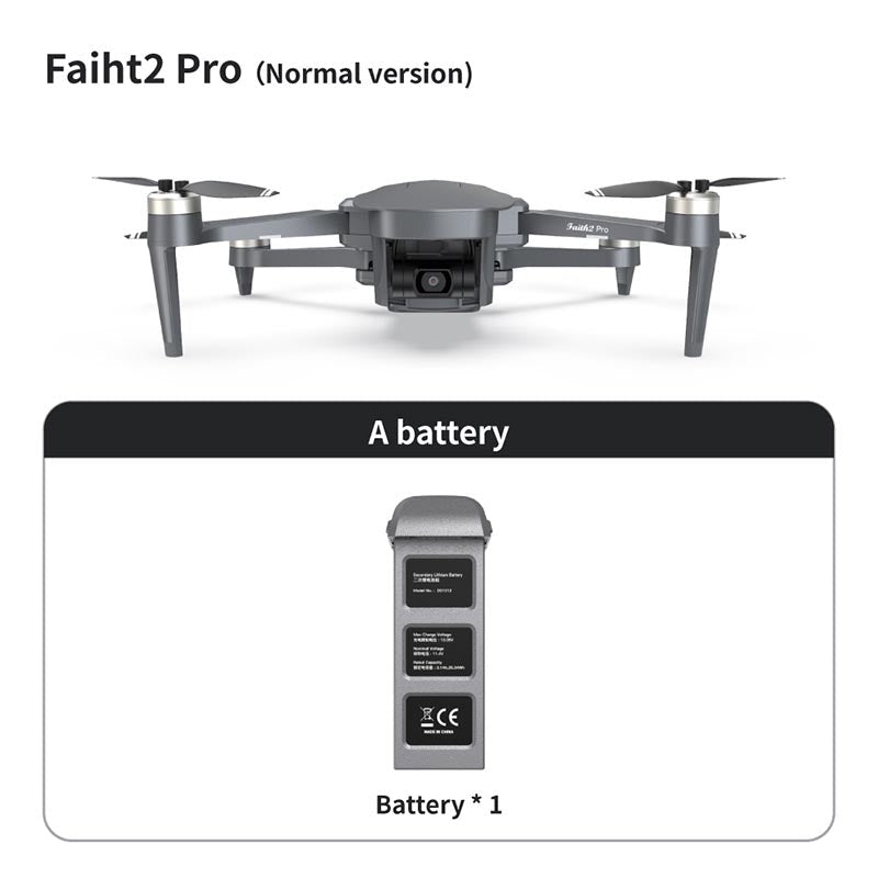 4K Drone Cfly Faith2 PRO 3-Axis Gimbal HD Camera 360° Rotating Radar Obstacle Avoidance Quadcopter