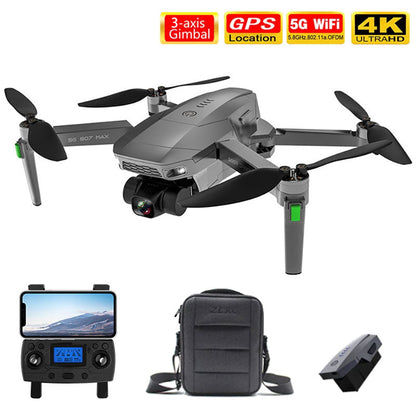 4K Drone ZLL SG907 MAX 5G WIFI FPV GPS HD Camera 3-Axis Gimbal Brushless Foldable Professional RC Quadcopter