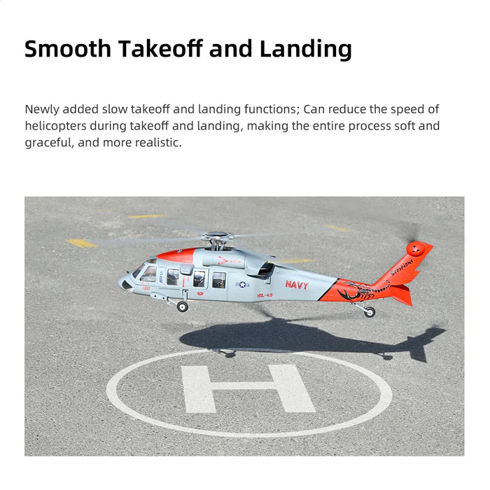 FLYWING MH-60R Jayhawk 470L Scale RC Helicopter GPS ACE Flight Controller RTF - RC Helicopter | FUNYAT