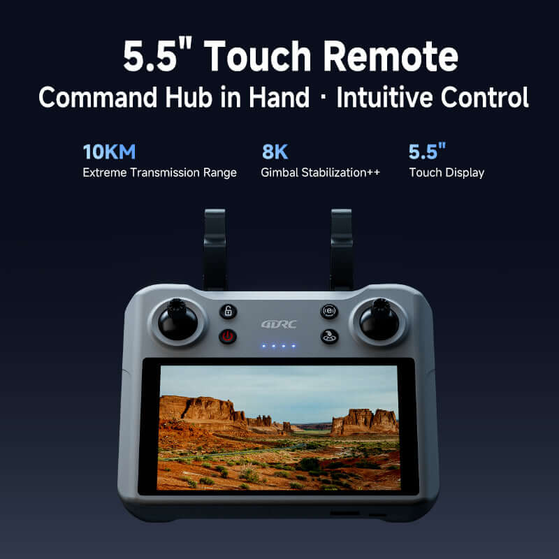 Top view of 4DRC F15 4K GPS Drone with 3-Axis Gimbal