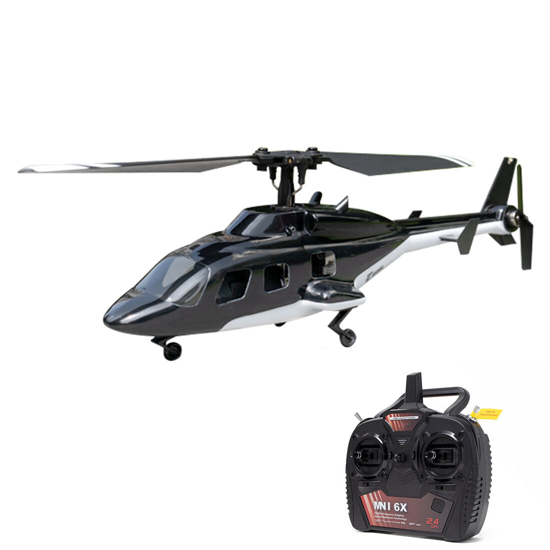 ESKY 150BL V3 4CH MINI Scale AirWolf Altitude Hold 6 DOF FXZ Flight Controller Flybarless RC Helicopter RTF