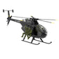 YUXIANG F118S MH-6 RC helicopter 5-blade flybarless rotor 437mm diameter detail