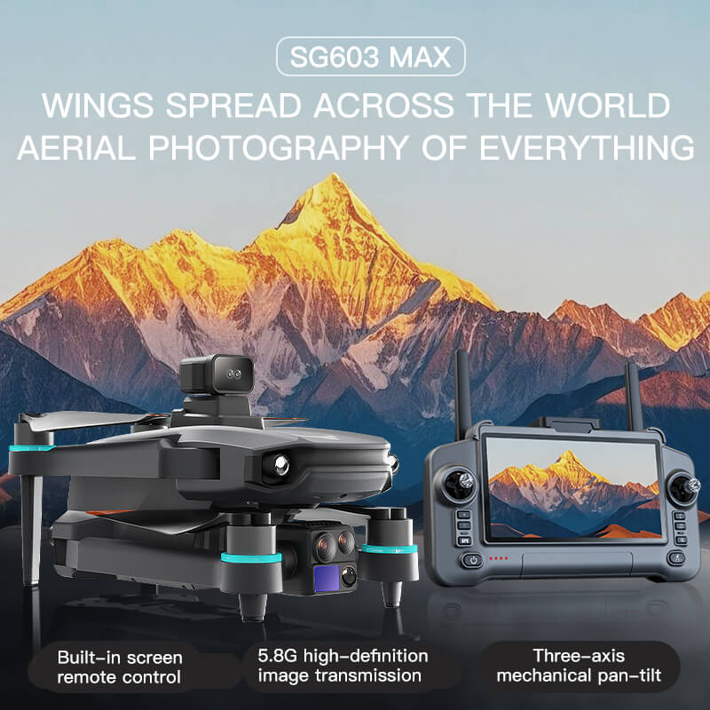 ZLL SG603 MAX 4K GPS Camera Drone – 3-Axis Gimbal - Drone | FUNYAT