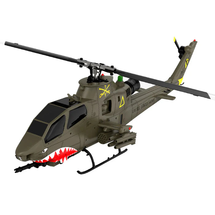 YUXIANG F112S AH-1 Cobra LED lighting scale fuselage hot runner injection
