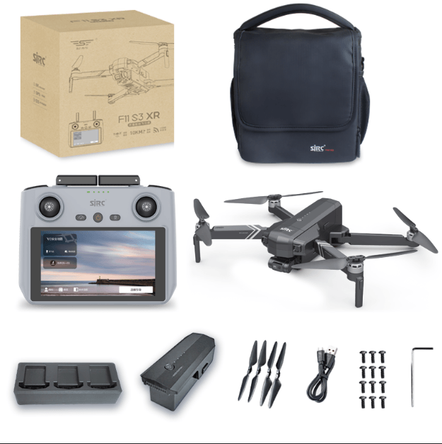 SJRC F11 S3 XR 4K GPS Camera Drone – 3-Axis Gimbal 2 Battery - Drone | FUNYAT