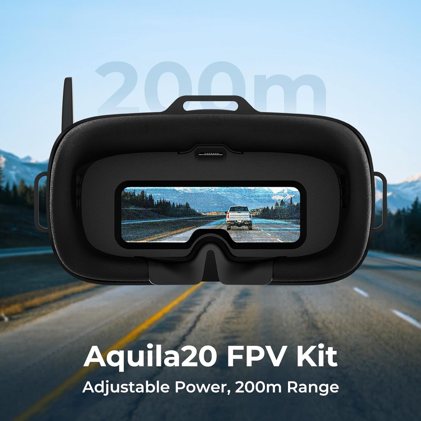 BETAFPV Aquila20 FPV RTF Kit — LiteRadio 4 SE, VR04 DVR Goggles, Altitude Hold, ELRS 2.4G | HD & Analog - FPV Drone | FUNYAT