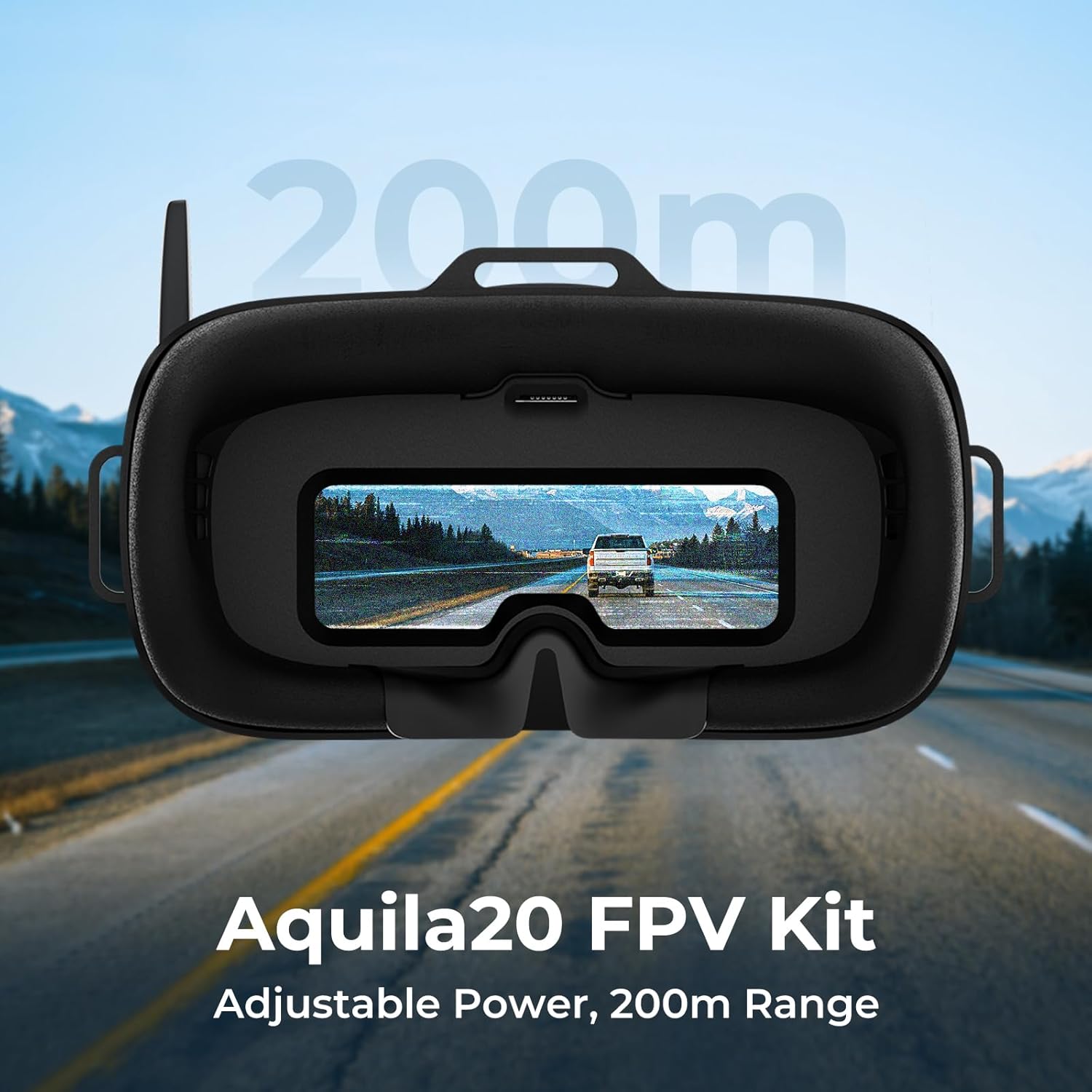 BETAFPV Aquila20 FPV RTF Kit — LiteRadio 4 SE, VR04 DVR Goggles, Altitude Hold, ELRS 2.4G | HD & Analog - FPV Drone | FUNYAT