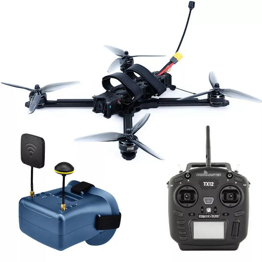 7inch FPV Drone Manta 7 X Lite Long Range Cinematic FPV Drone RTF Flying kit with Transmitter and Flight Goggles FUNYAT