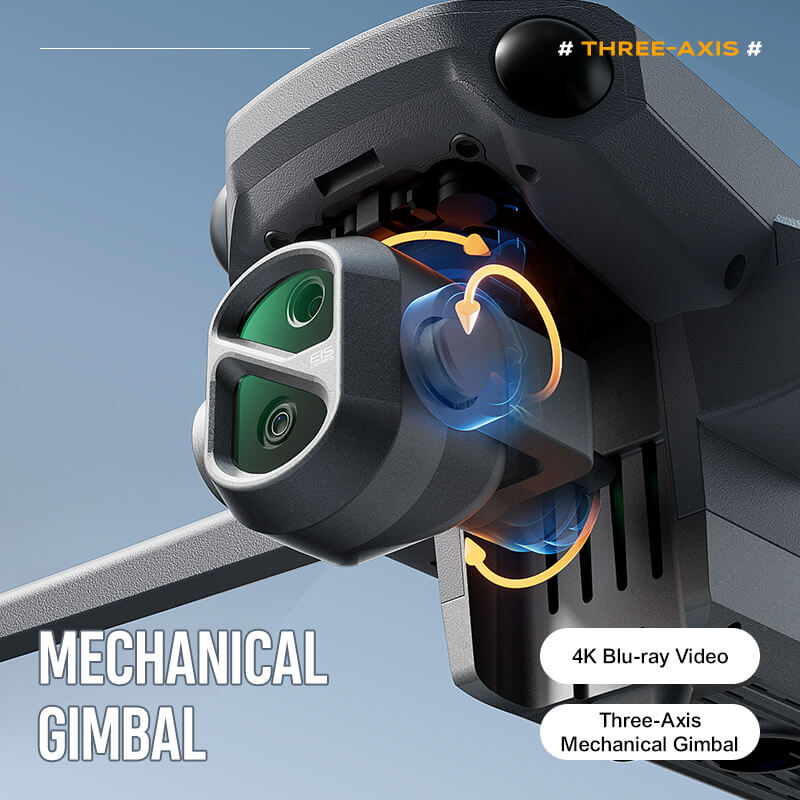 SMRC WING100 8K GPS Drone – 3-Axis Gimbal, Obstacle Avoidance, 5G, Optional Screen Remote - Drone | FUNYAT