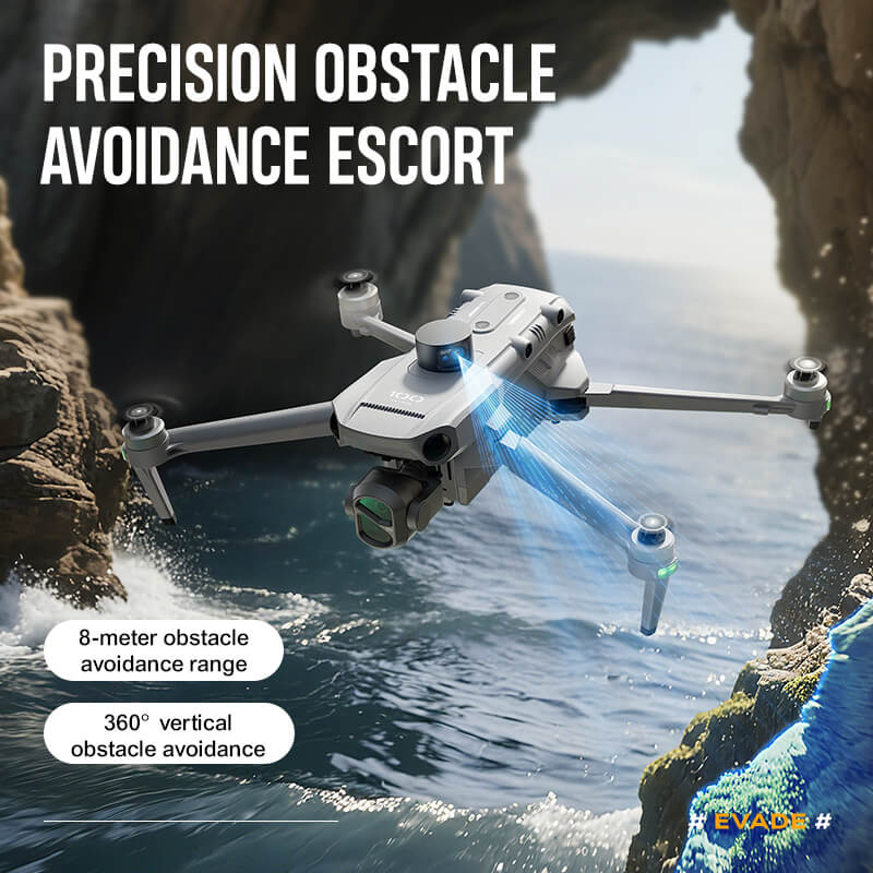 SMRC WING100 8K GPS Drone – 3-Axis Gimbal, Obstacle Avoidance, 5G, Optional Screen Remote - Drone | FUNYAT